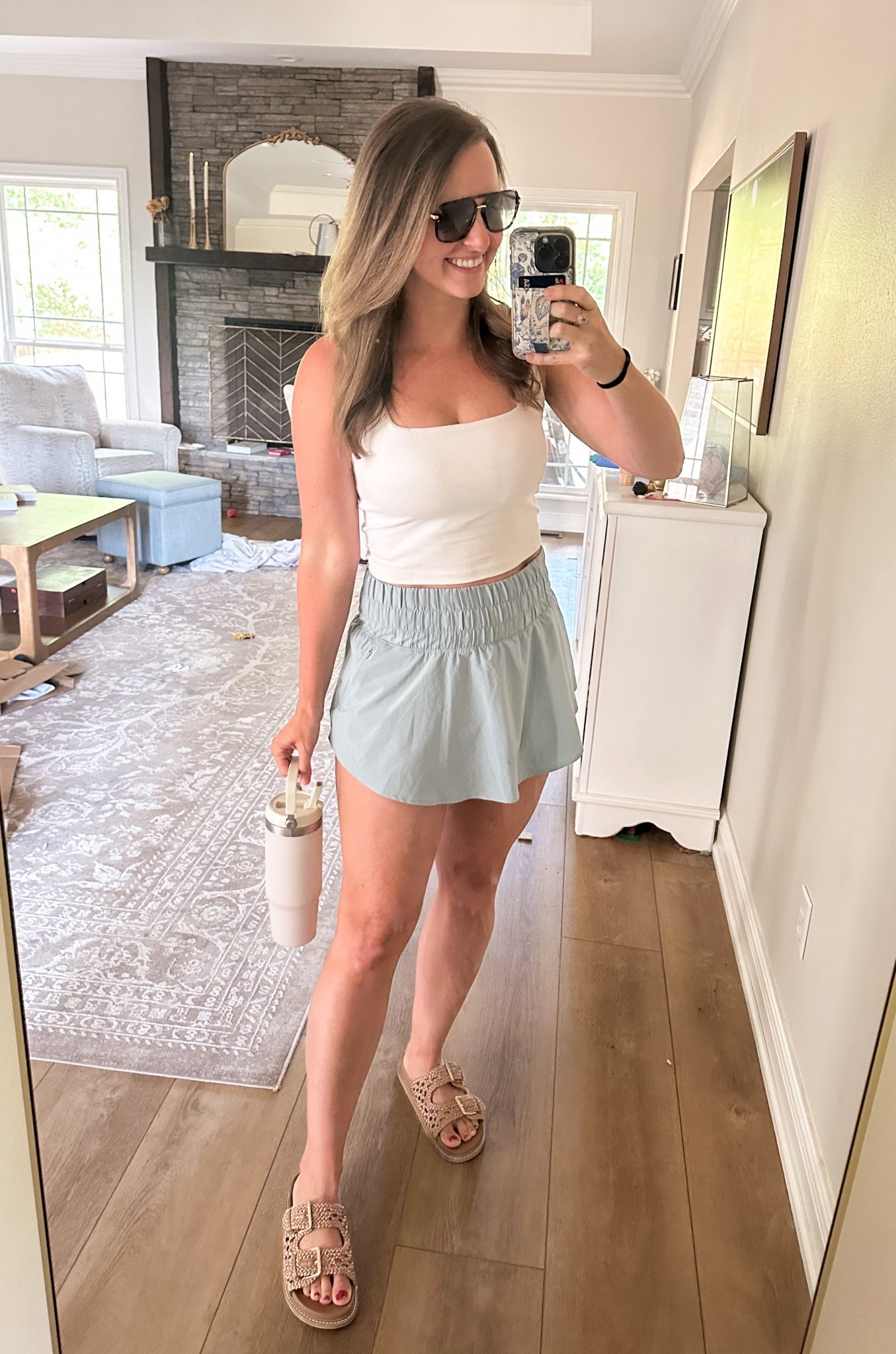 2025 fave outfits & things I’ll definitely be bringing into 2026!! My all time fave shorts & tank combo! Square neck Tank is also great for layering & with leggings for workouts. Has a cropped fit. Lululemon look for less. I get the size m in both & am 5’6 for reference. If you are in between sizes I would potentially order up a size for length. 

#LTKfitnessgoals #LTKActive #LTKootd