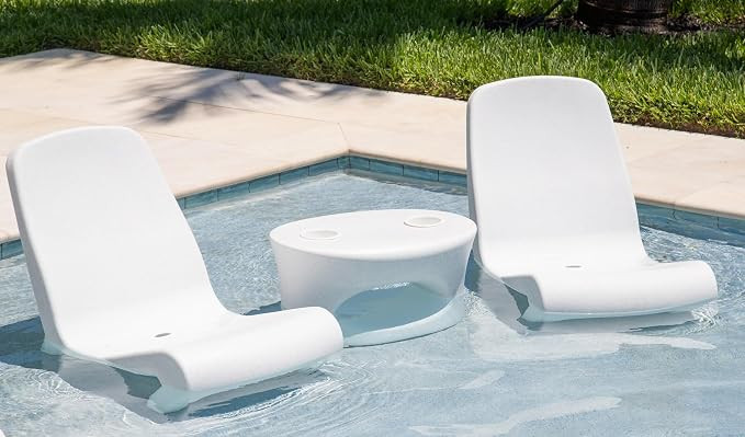 Tenjam Freelo in Pool Lounge Chair for Sun Shelf, Pool Chairs and Lounger for Tanning Ledge That ... | Amazon (US)