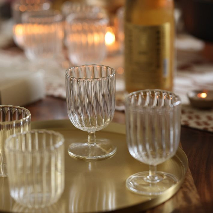 Fleck Kira Wine Glasses (Set of 4) | West Elm (US)