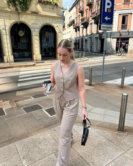 I bought this vest/waist coat/matching set from a boutique called Dixie in Milan while visiting! linked similar

#LTKstyletip #LTKeurope #LTKworkwear