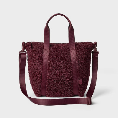 Faux Shearling Mini Tote Bag - All in Motion™ | Target
