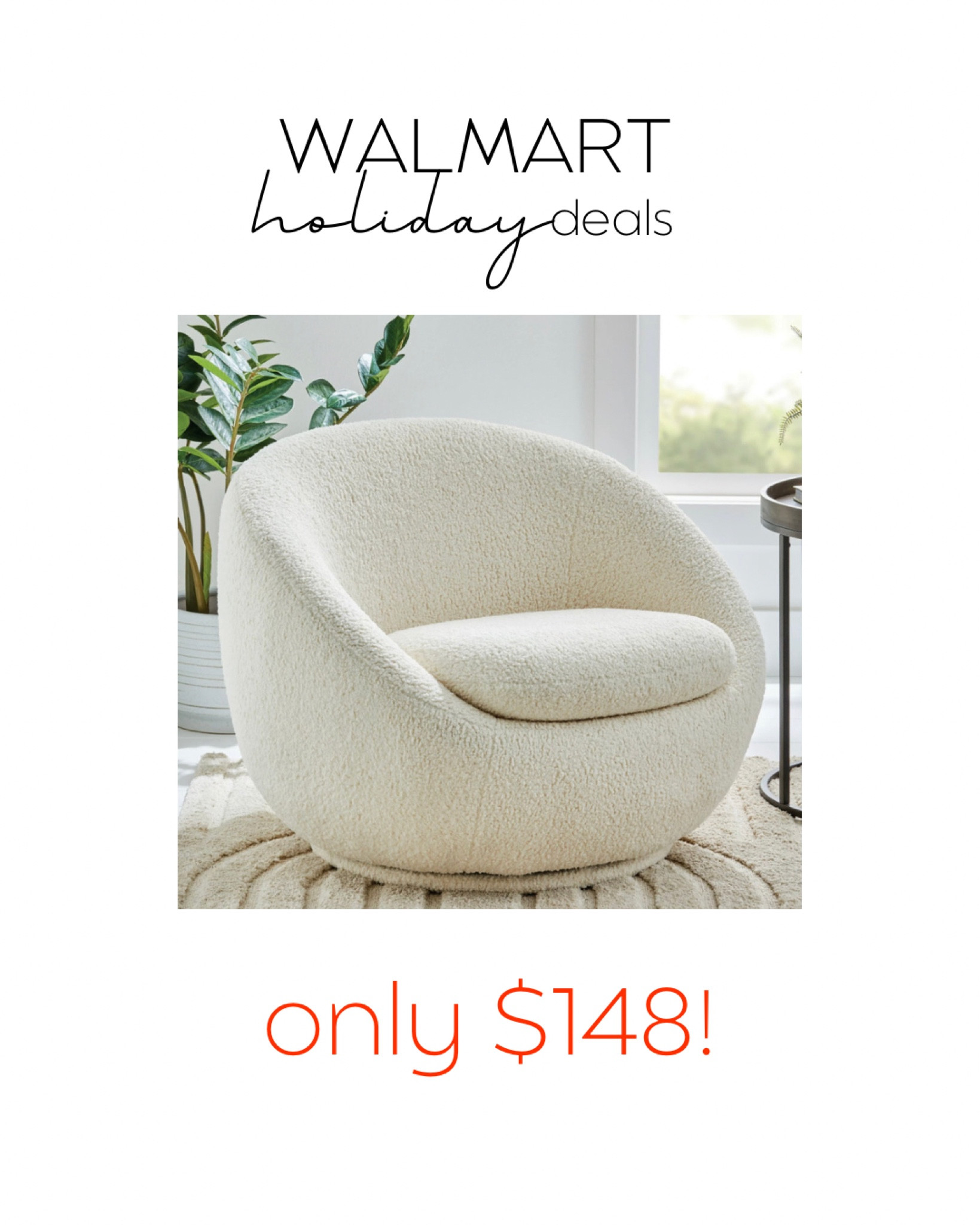 Walmart sale, swivel chair, accent chair 

#LTKhome #LTKsalealert