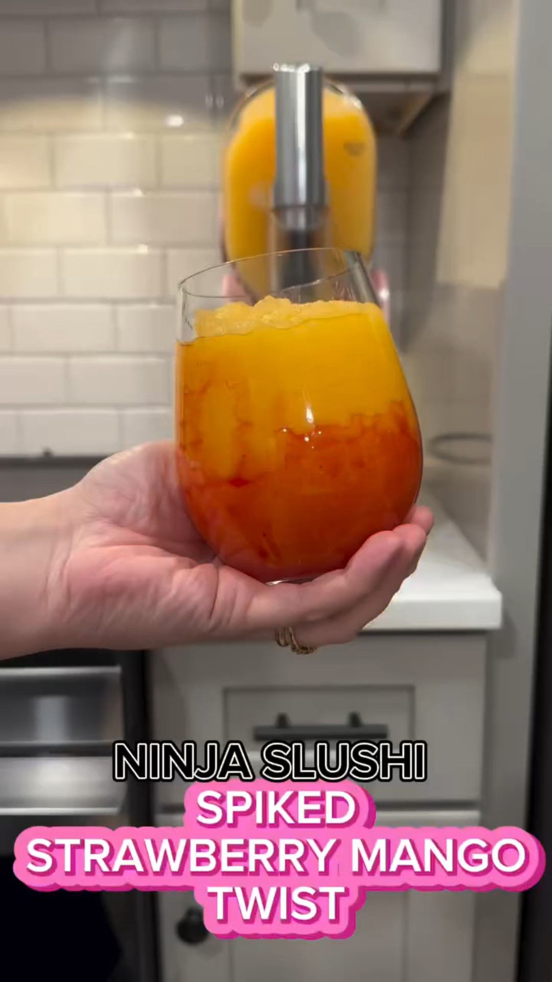 I heard you guys wanted adult beverages so here ya go 😋

Spiked Strawberry Mango Twist
RECIPE:
12 oz Malibu Original 🥥
Fill rest of the way (to max fill) with Welch’s Mango Twist 🥭
Set to SPIKED SLUSH
Add strawberry puree to your cup 🍓
Add slush
Enjoy! 🍹

#ninjaslushi #slushymaker #ninjaslushimachine #ninjaslushirecipe #adultbeveragecrew