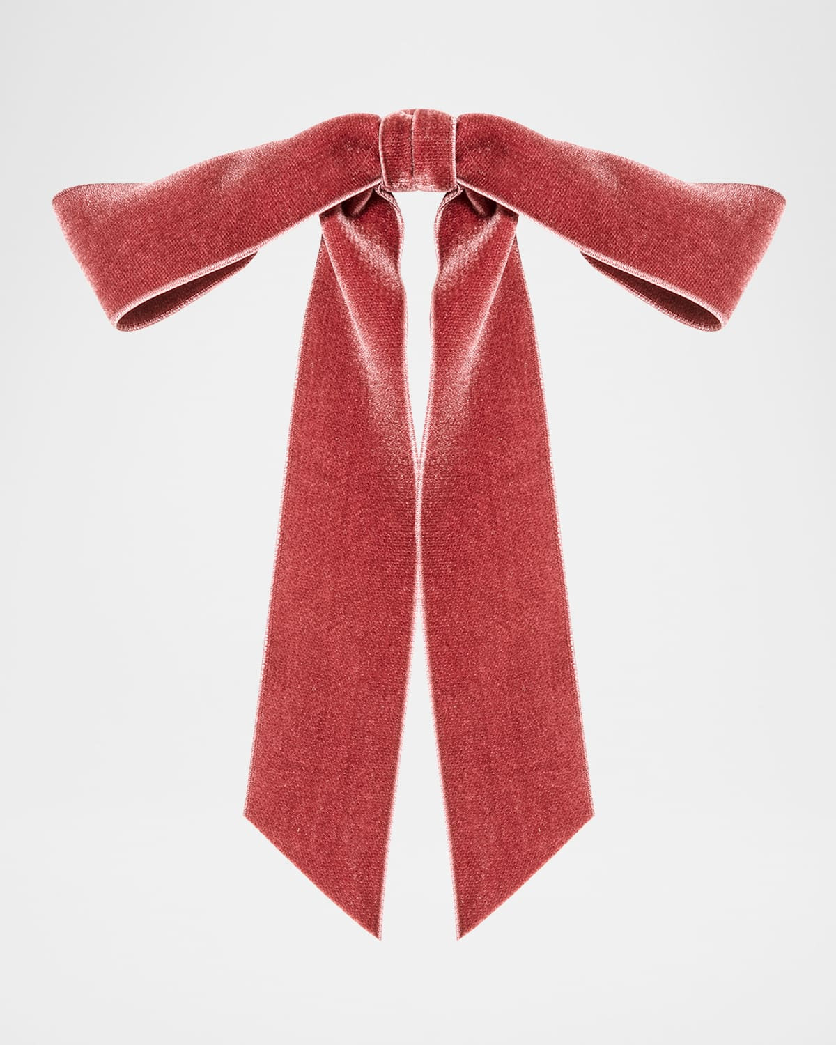 Adley Velvet Bow Barrette | Neiman Marcus