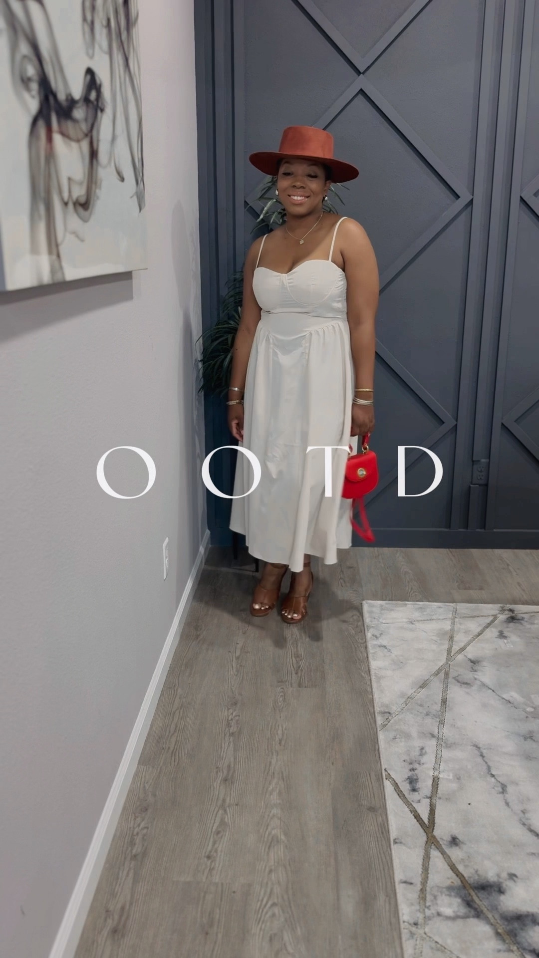 ☀️🍷 Sunday Funday at the winery calls for the perfect summer outfit of the day! This visual yet sophisticated dress is giving me all the vibes for a day of relaxation. I added a hat for a more dramatic look and kept the color palette neutral with a pop of red. Cheers to a stylish and relaxing day ahead! 🍇🥂 #SundayFunday #SummerOutfit #WineryDay #FashionForward

#LTKMidsize #LTKOver40 #LTKU