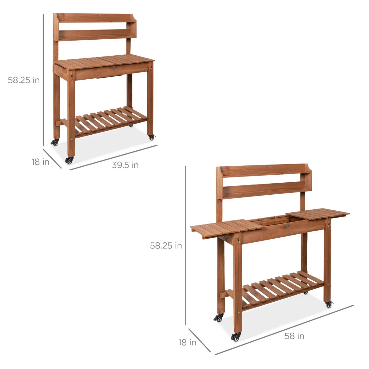 Rista Wood Potting Bench | Wayfair North America