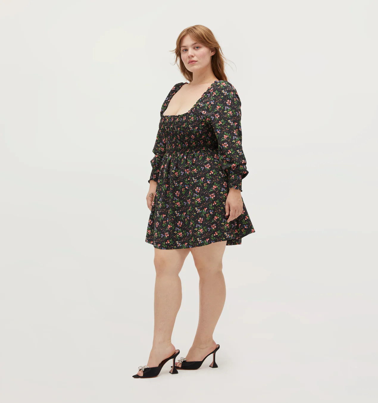The Norah Nap Dress - Multi Berry Crepe | Hill House Home