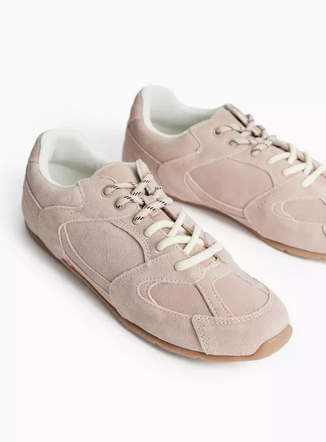 Buy Pink Contrast Lace Trainers 8 | Trainers | Tu | Tu Clothing