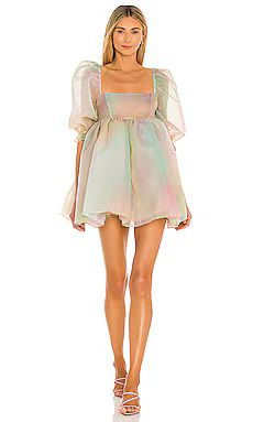 Selkie Puff Dress in Rainbow from Revolve.com | Revolve Clothing (Global)