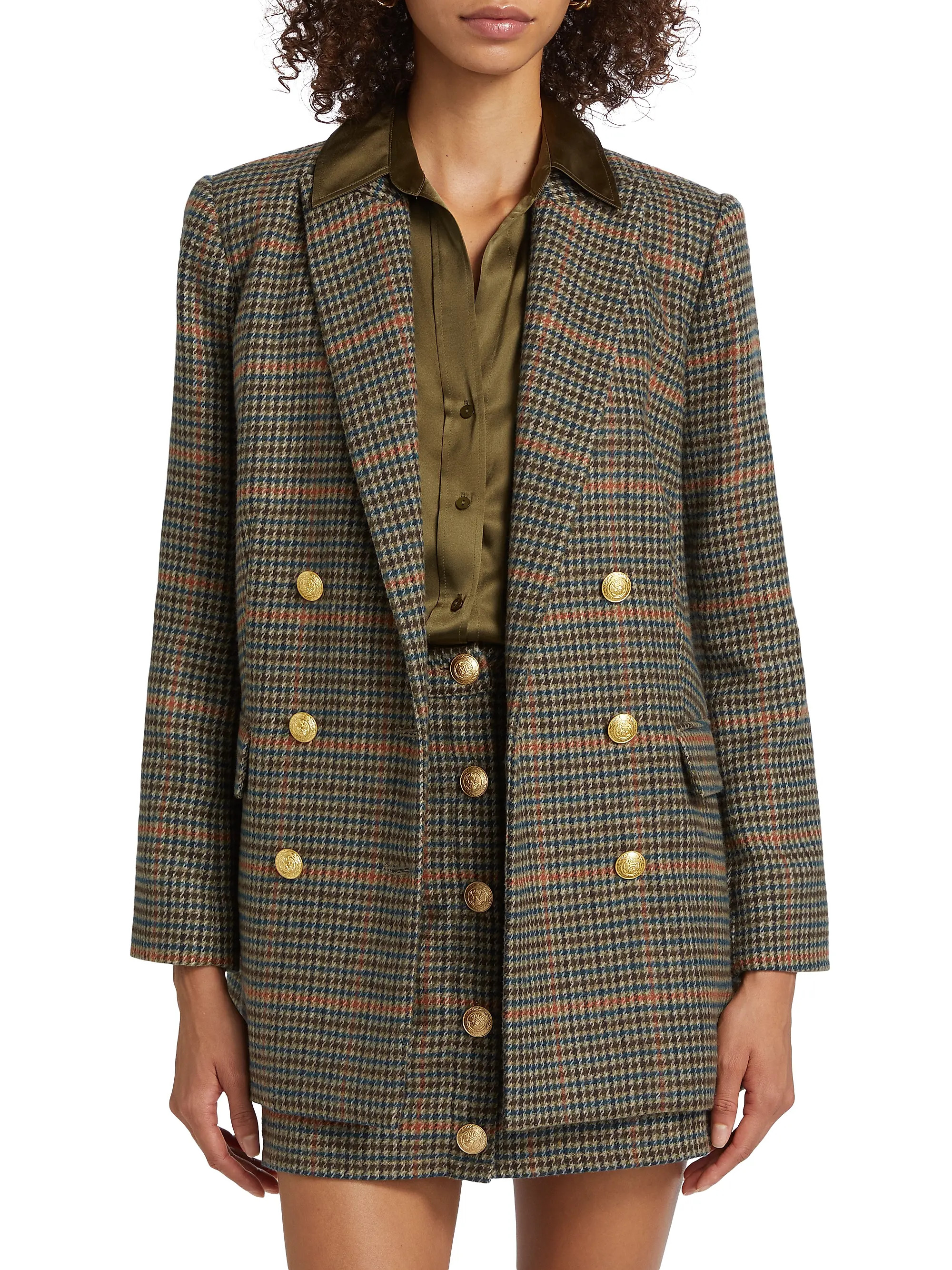 Aimee Relaxed Double-Breasted Blazer | Saks Fifth Avenue