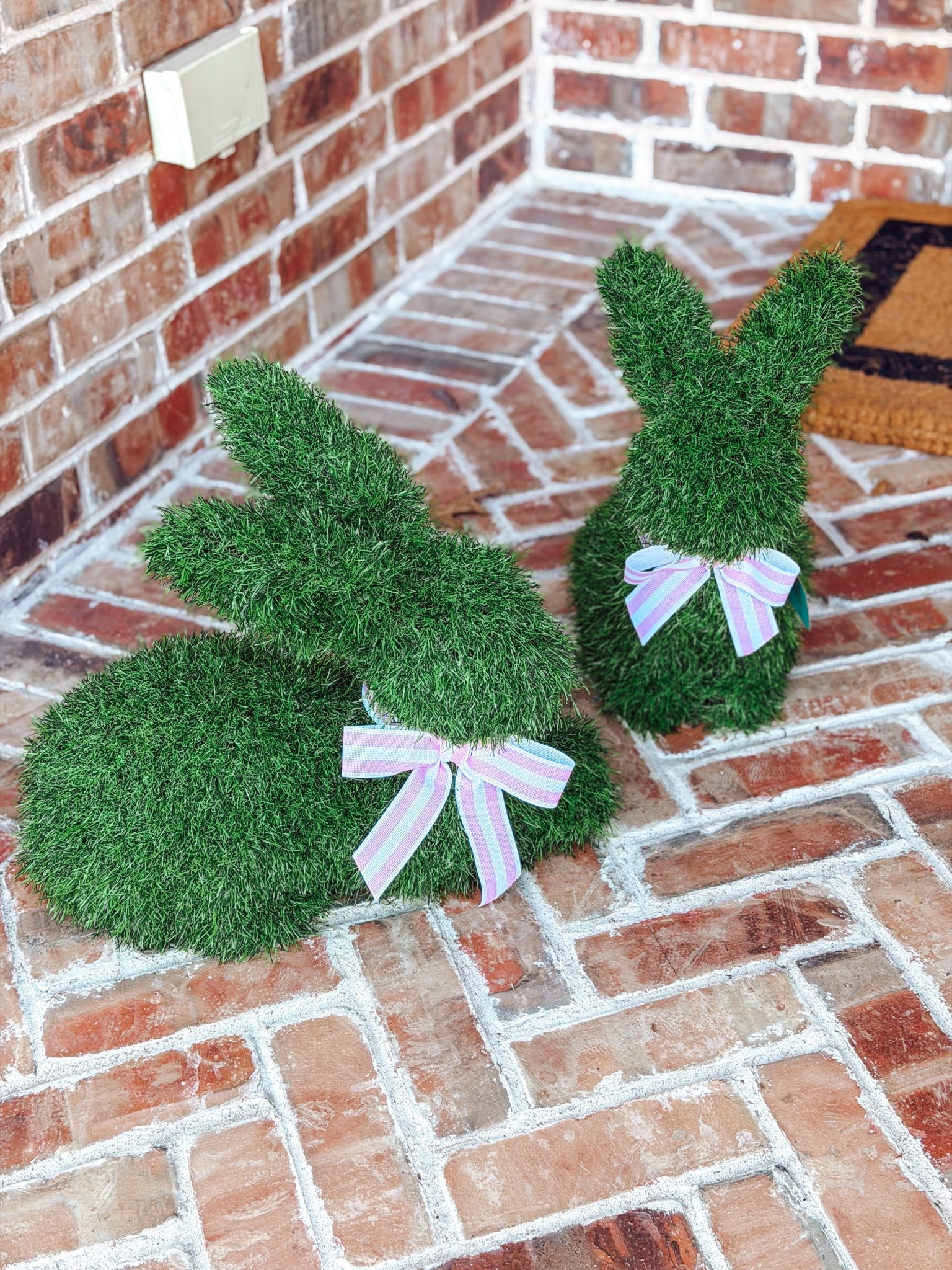 These two darling bunnies 🐰 just showed up on my porch 

#LTKSaleAlert #LTKHome #LTKSeasonal