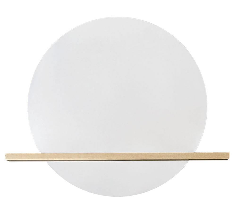 Rilen Round Mirror & Shelf | Pottery Barn (US)