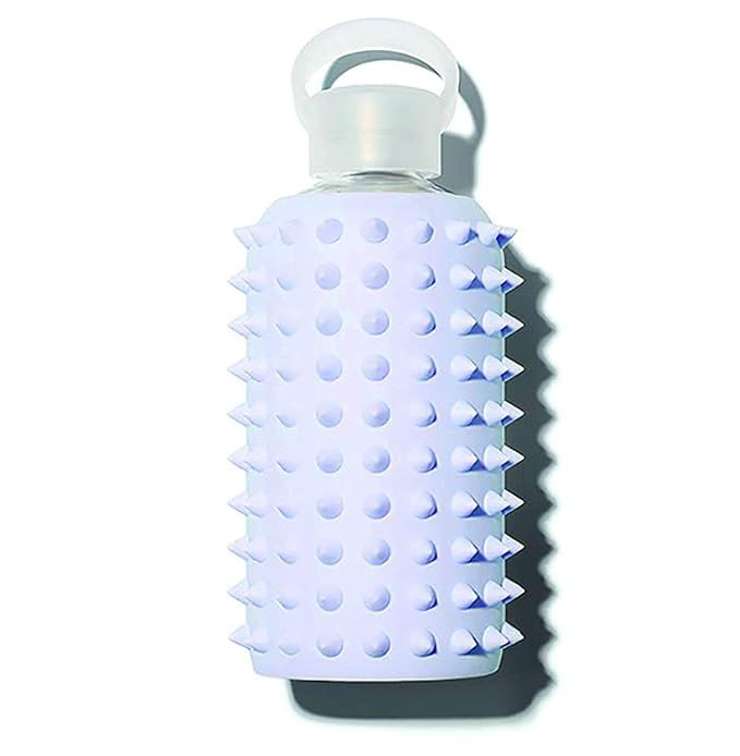 bkr Little Spiked Grace - 16oz - Glass Water Bottle - Light Periwinkle Blue - Removable Silicone ... | Amazon (US)