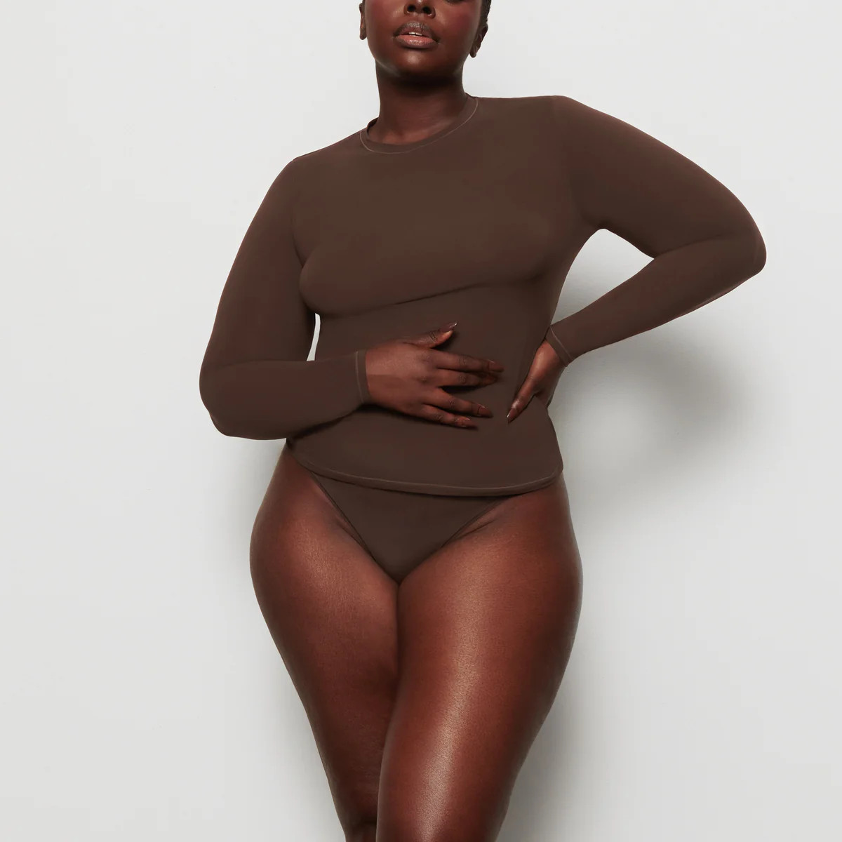 LONG SLEEVE T-SHIRT | SKIMS (US)