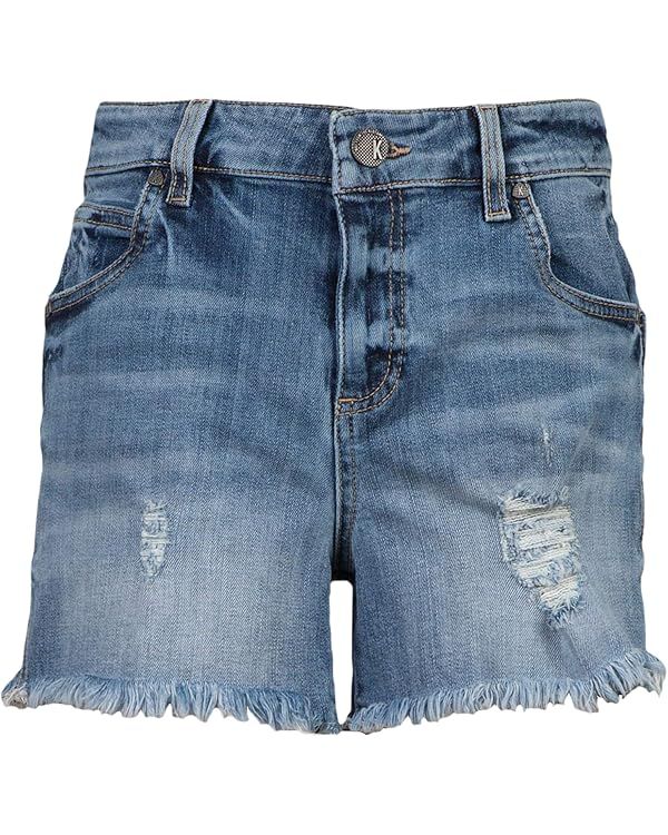 KUT from the Kloth Gidget High-Rise Frey Shorts | Amazon (US)