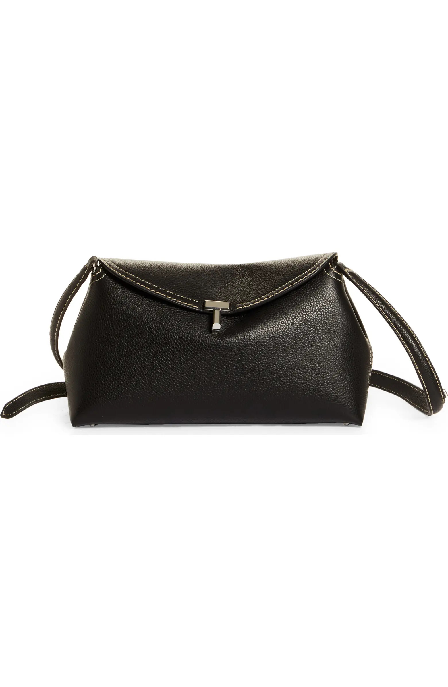 TOTEME T-Lock Leather Clutch | Nordstrom | Nordstrom