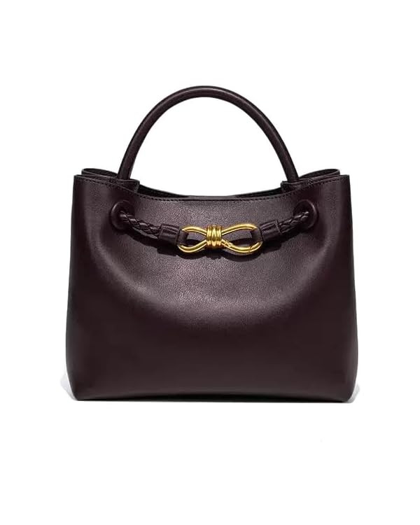 Woven Tote Bag for Women Leather Shoulder Handbag Designer Top Handle Purses | Amazon (US)