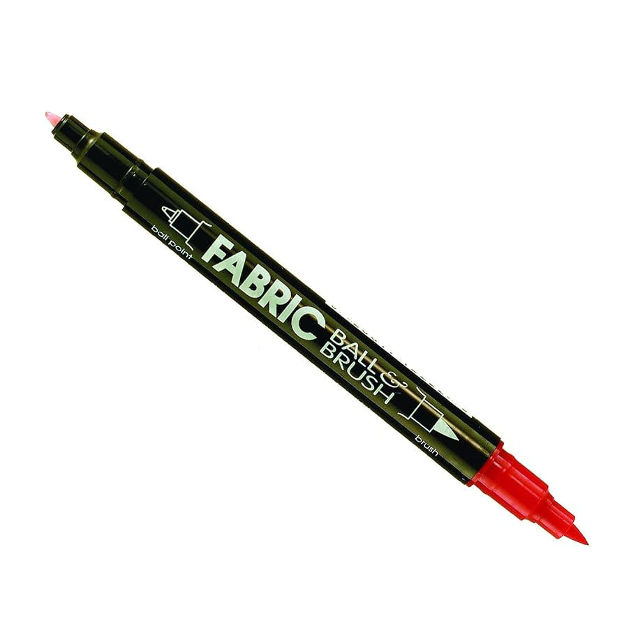 UCHIDA 122-C-2 Marvy Fabric Ball and Brush Marker, Red | Amazon (US)