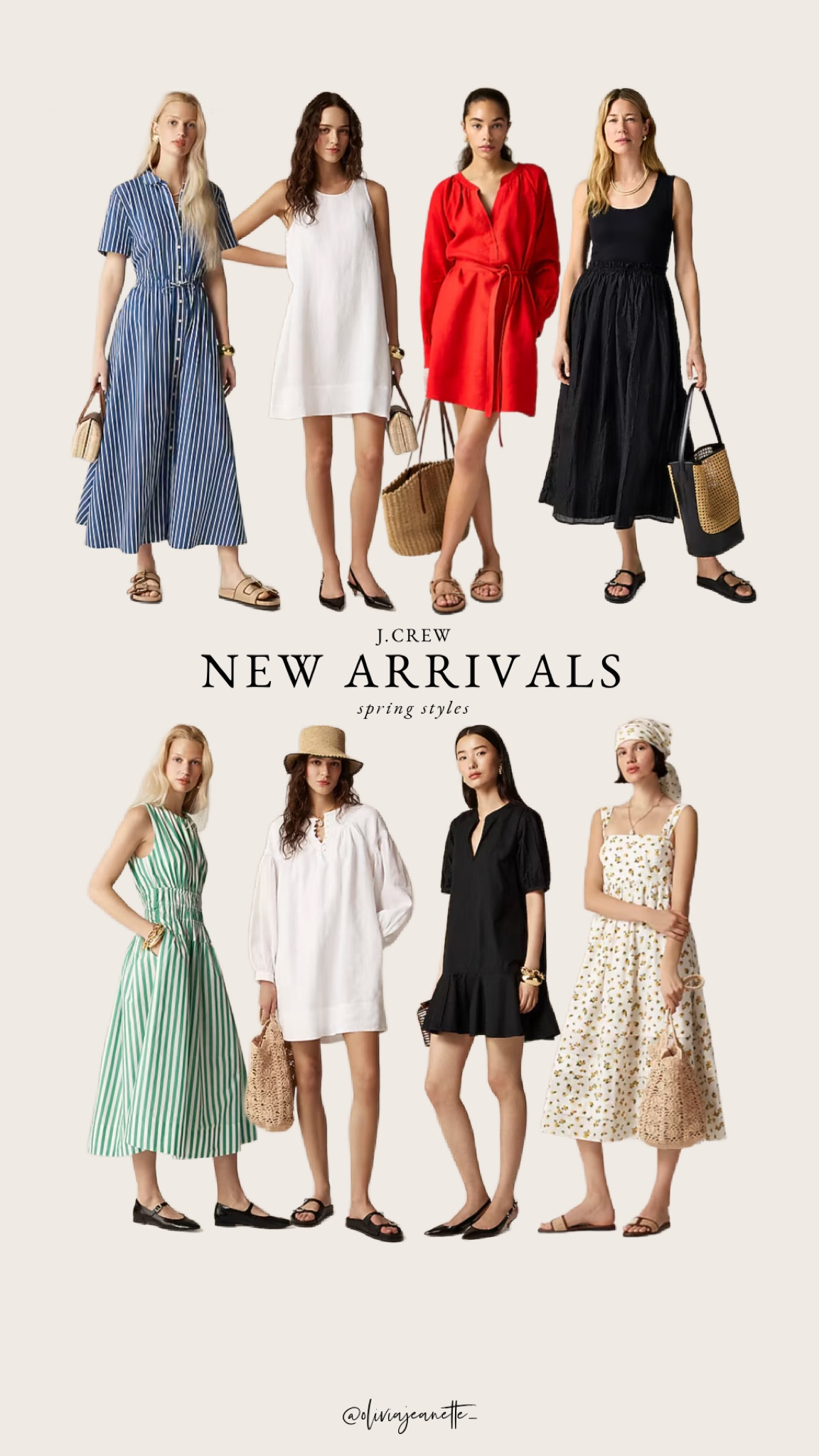 New arrivals from Jcrew. Love the spring styles dresses for warmer weather  

#LTKSeasonal
