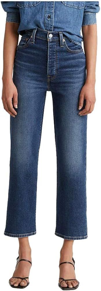 Women's Ribcage Straight Ankle Jeans | Amazon (US)