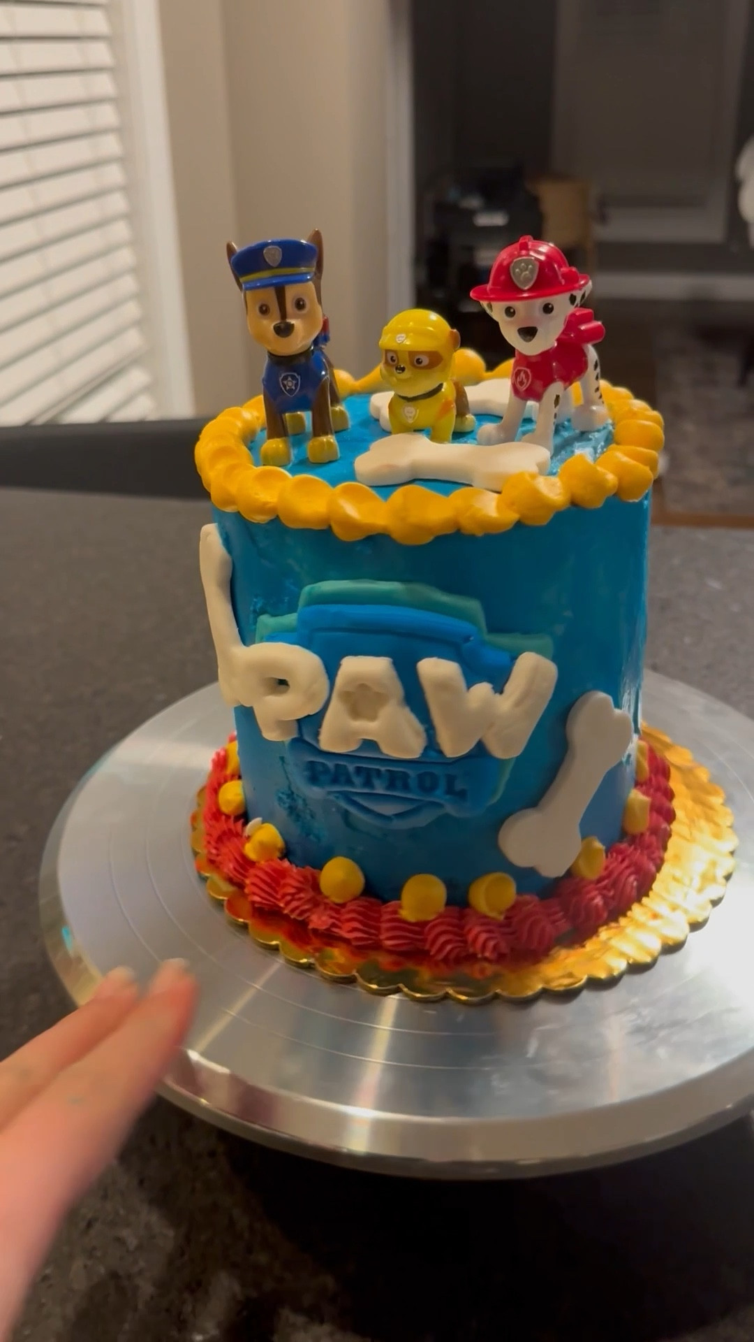 Paw patrol homemade birthday cake with cookie cutter fondant 

#LTKFamily #LTKKids #LTKBaby