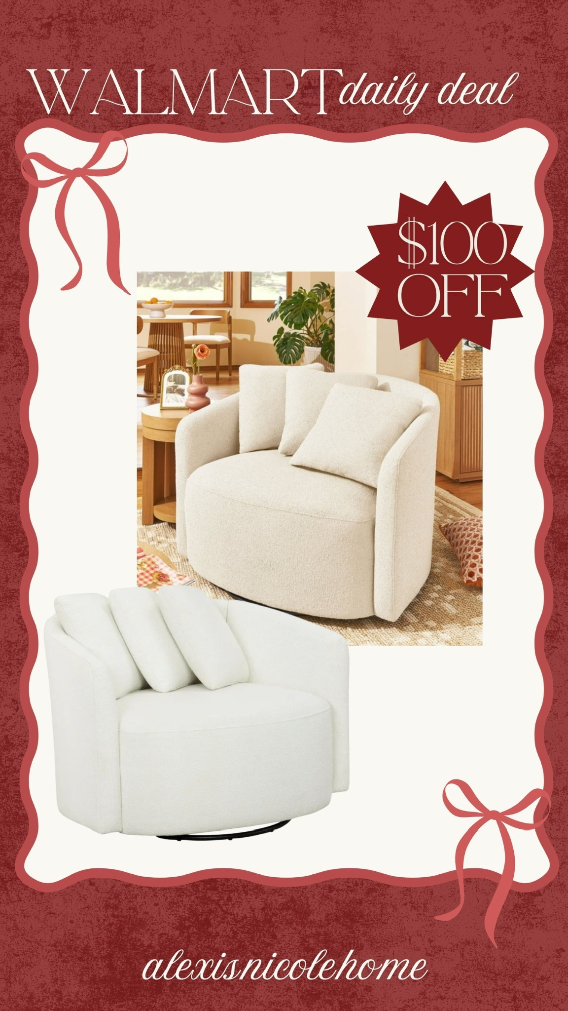 $100 off this best selling chair!! Cannot believe this price! On Walmart! 

#LTKSaleAlert #LTKHoliday #LTKHome