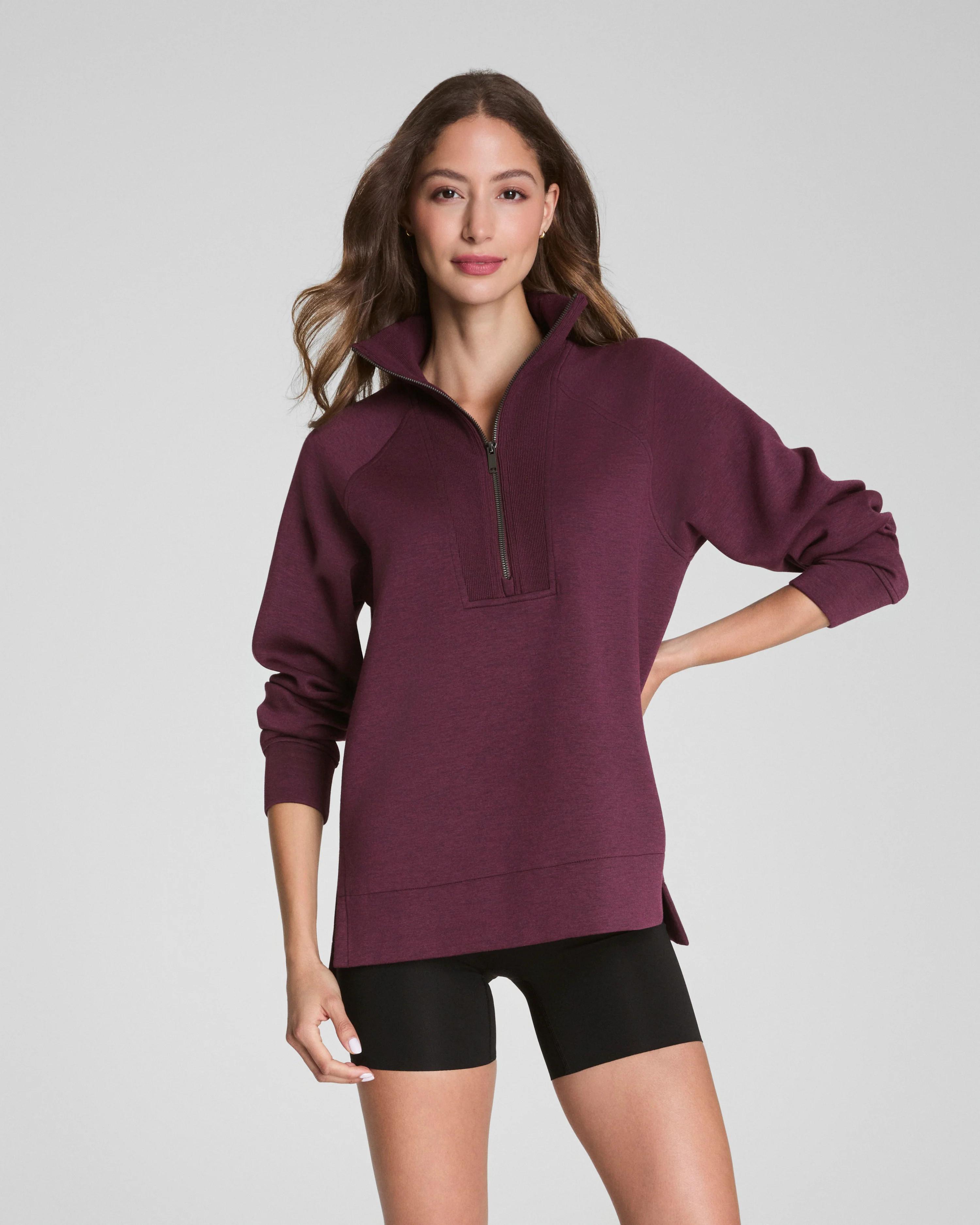 SPANX AirEssentials® BrushedHalf Zip Tunic$135.00USD | Spanx