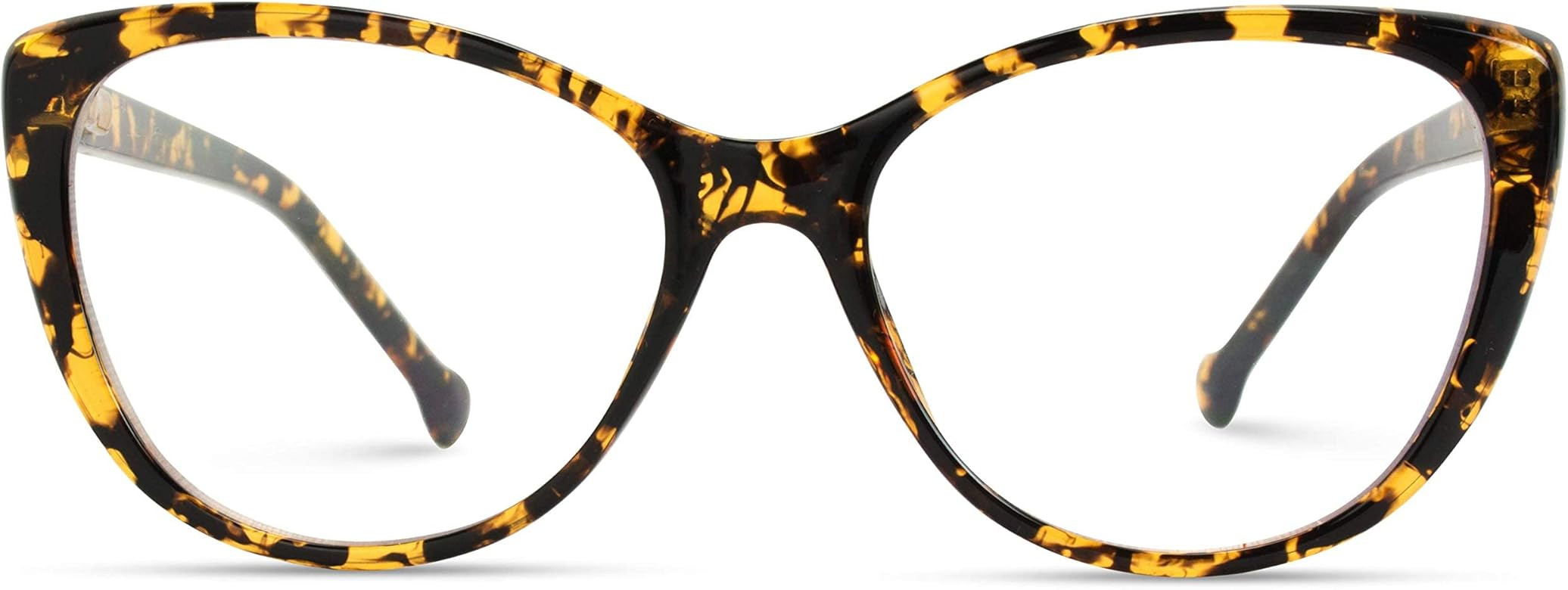 Classic Elegant Women Cat Eye Style Blue Light Blocking Lens Protective Computer Glasses | Amazon (US)