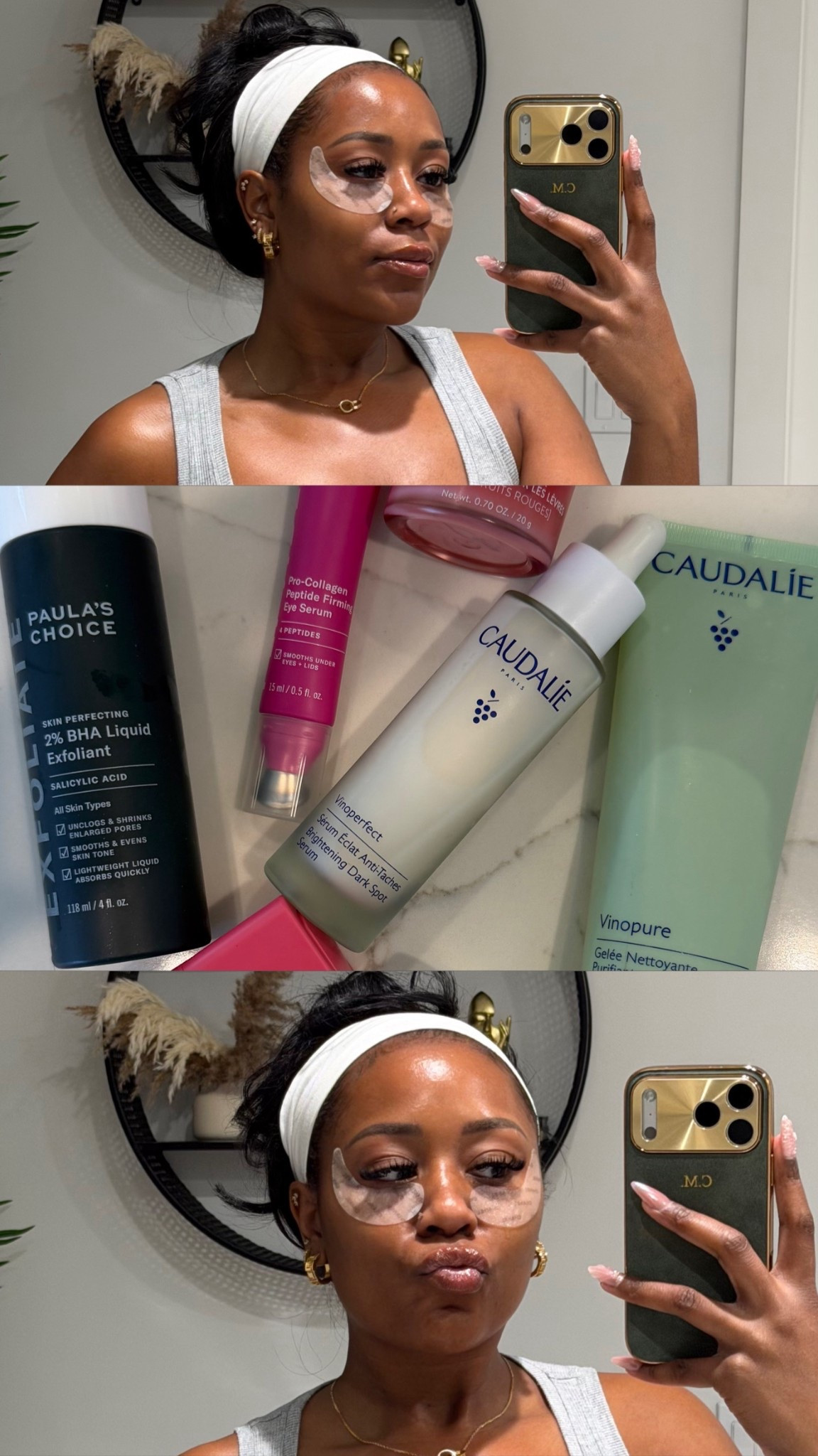 My updated night time skincare routine has been giving my skin some serious glow ✨ check out my skincare & yap on IG or TikTok to see how I use these products in routine 

#LTKBeauty #LTKselfcare