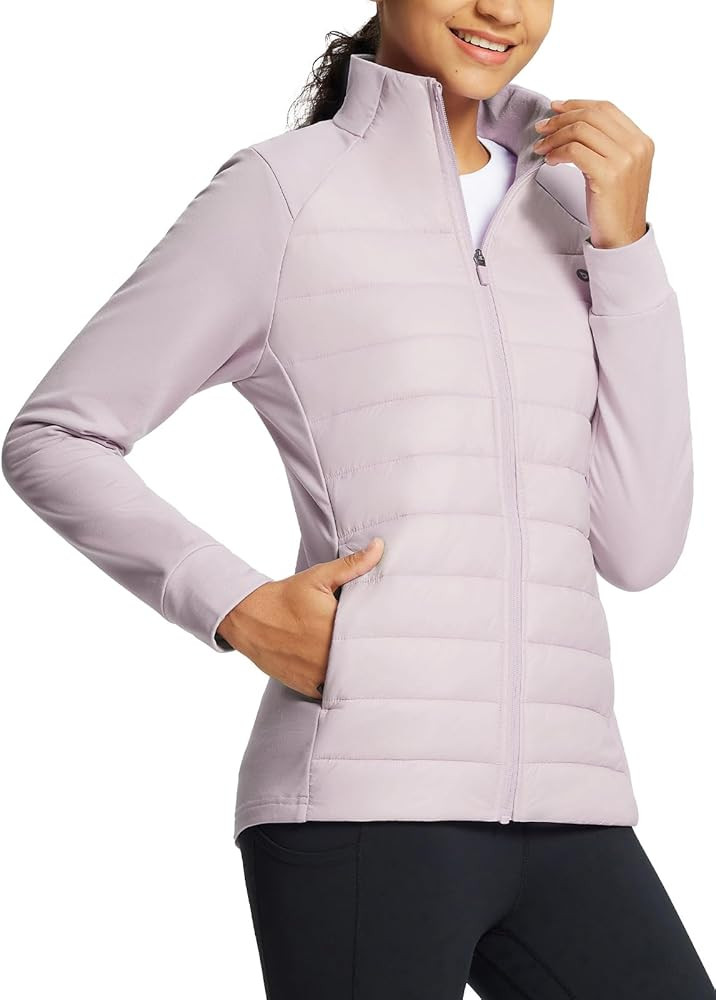 BALEAF Women's Lightweight Warm Jacket Running Insulated Water Resistant Fall Jackets Winter Hiki... | Amazon (US)