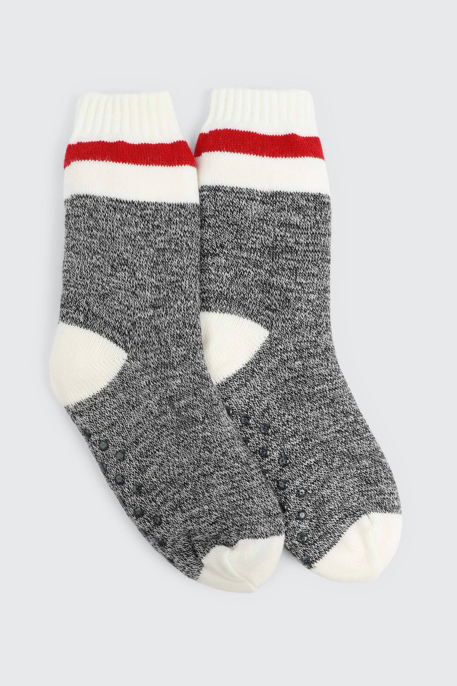 Accent Stripe Slipper Socks | Ardene