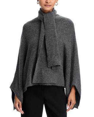Cropped Poncho w/ Scarf - Exclusive | Bloomingdale's (US)