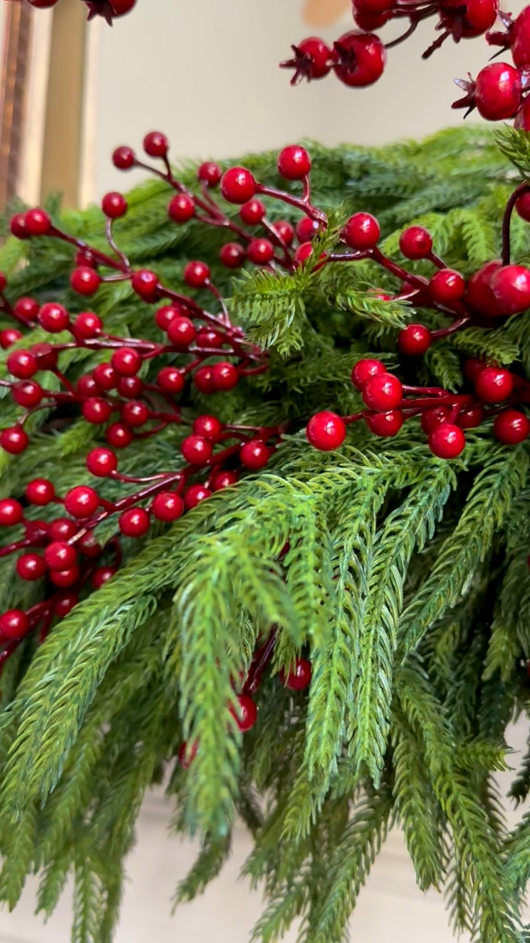 If you’re in the market for some red Christmas berries, I found these pretty wine red picks. They come in a box of 50 for $19.99. I love them! And they are coated with some sort of clear coat so they don’t peel  

#LTKHome #LTKHoliday #LTKFindsUnder50
