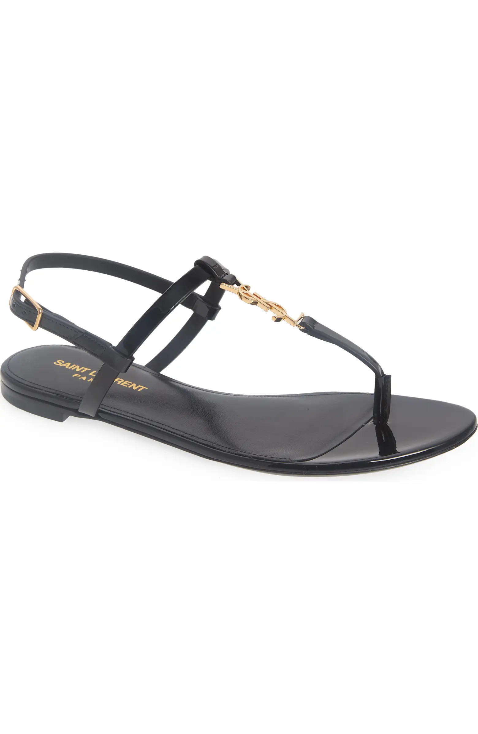Saint Laurent Cassandra Monogram Sandal (Women) | Nordstrom | Nordstrom