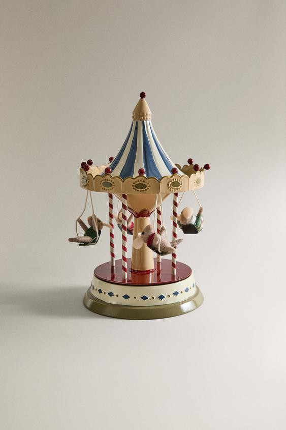 MUSICAL CAROUSEL CHRISTMAS DECORATION | Zara UK