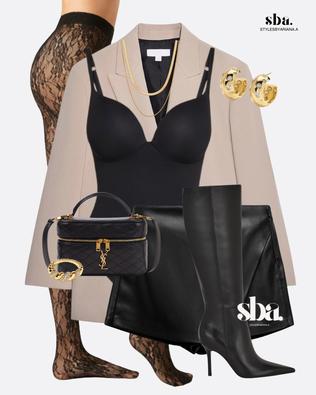 Leather interlude 🖤

fall outfit, leather skirt, lace tights, knee high boots, blazer style, fall fashion, night out outfit, elegant fall look, date night outfit, black and beige outfit, minimal chic, high fashion style, statement look, elevated basics, city style, fall 2025 fashion, black leather outfit, fall wardrobe ideas, gold jewelry style, modern feminine, street chic, fall trends, timeless elegance, autumn outfit inspo, monochrome style

#LTKStyleTip #LTKSeasonal #LTKHoliday