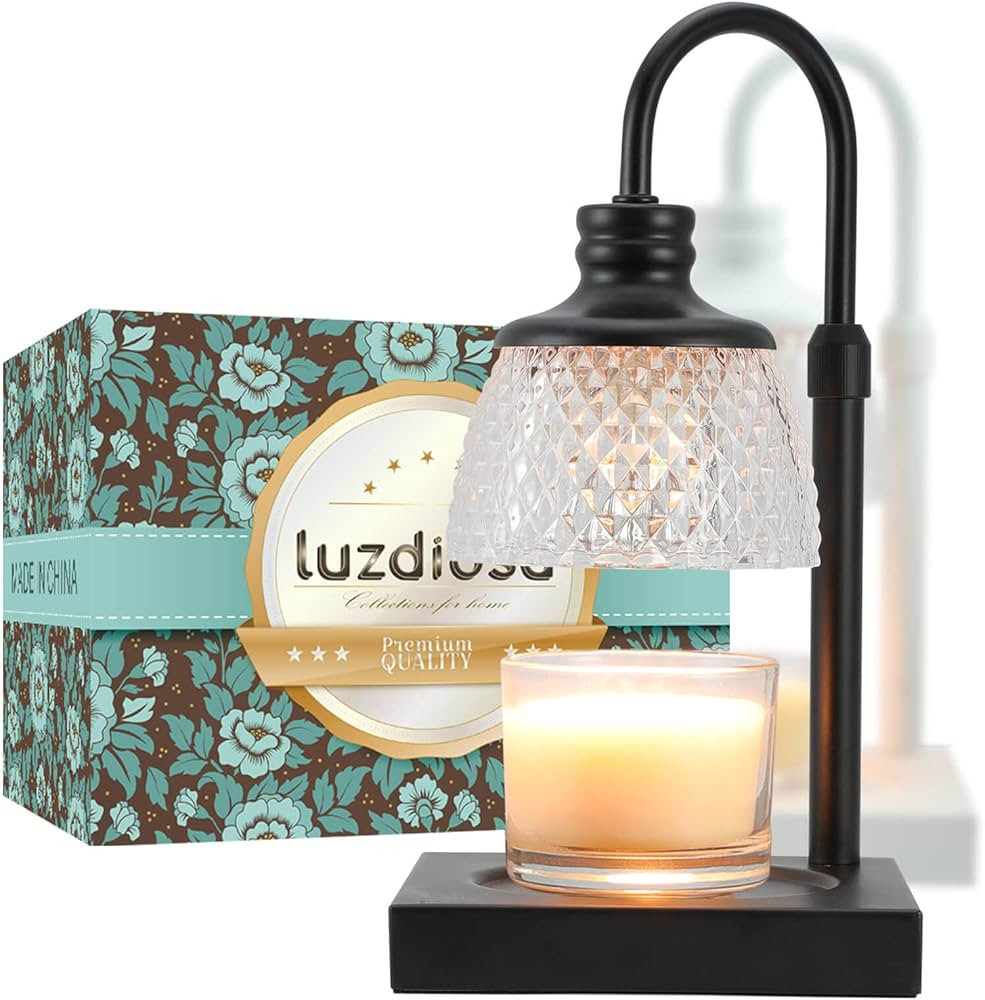 Candle Warmer Lamp Electric Candle Lamp Warmer with 2 Bulbs Height Adjustable Top Down Candle War... | Amazon (US)
