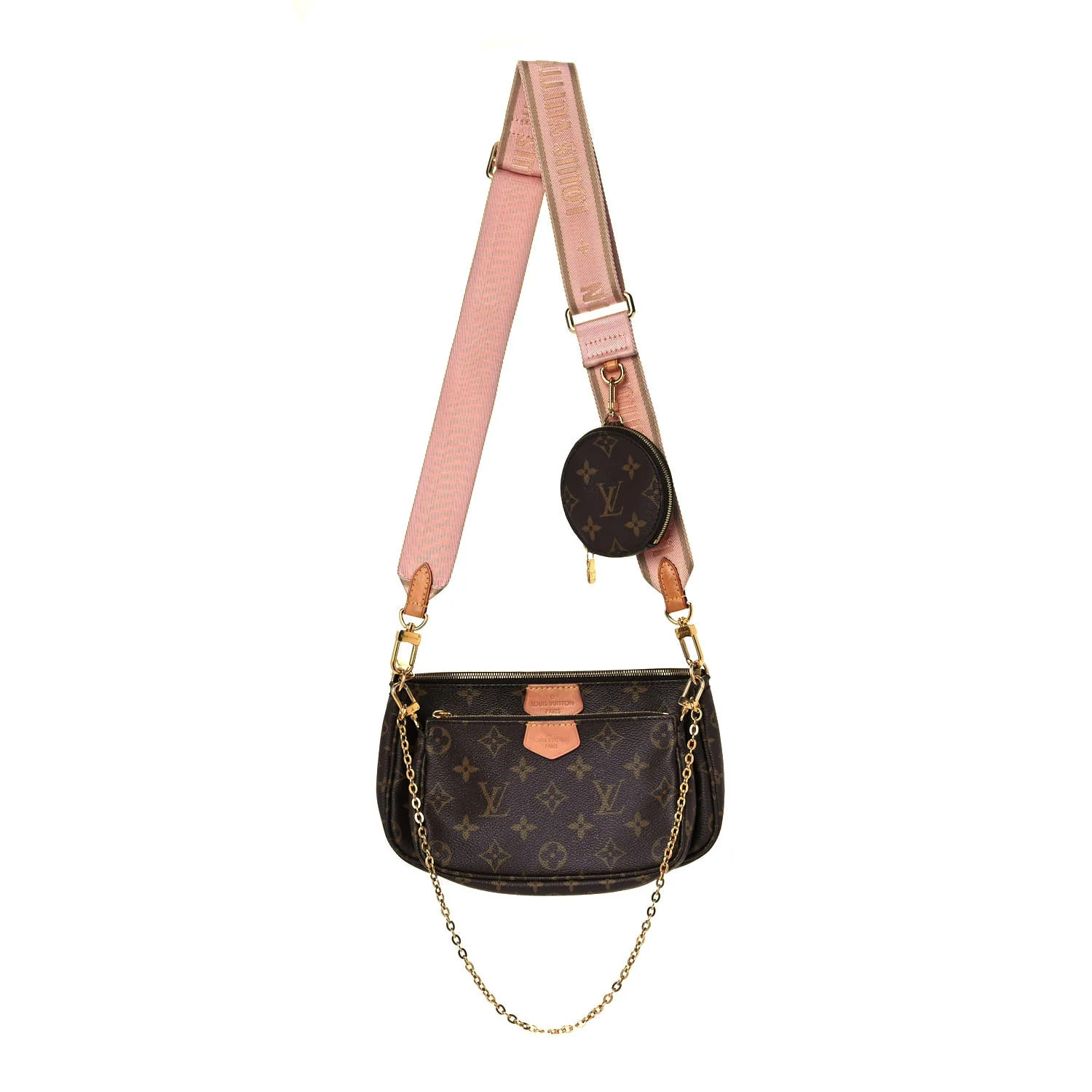 LOUIS VUITTON Monogram Multi Pochette Accessories Rose Clair | FASHIONPHILE | FASHIONPHILE (US)