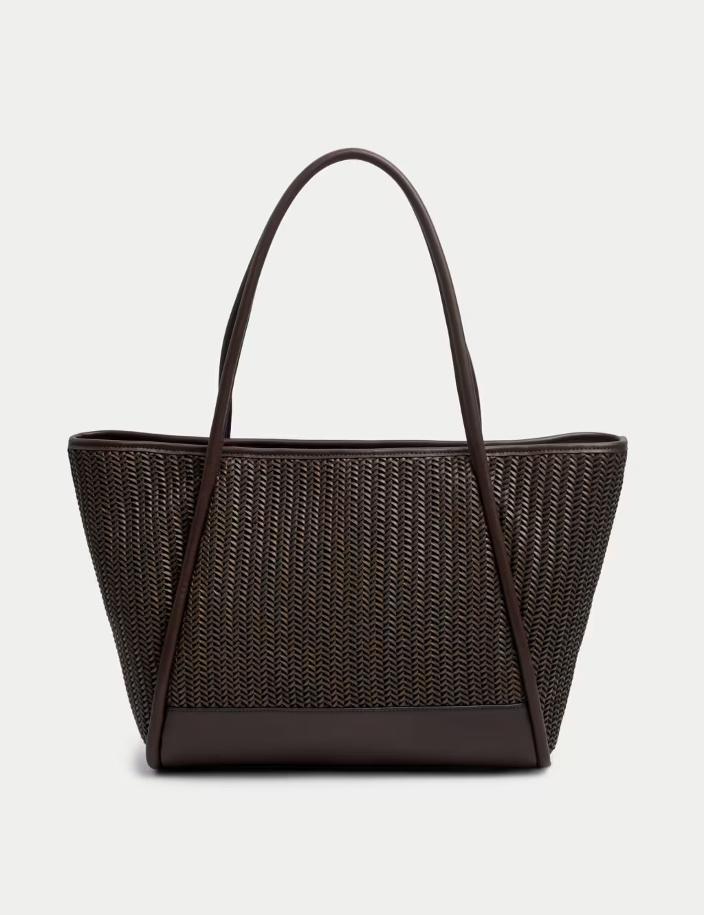 Faux Leather Woven Structured Tote Bag | Marks & Spencer (UK)
