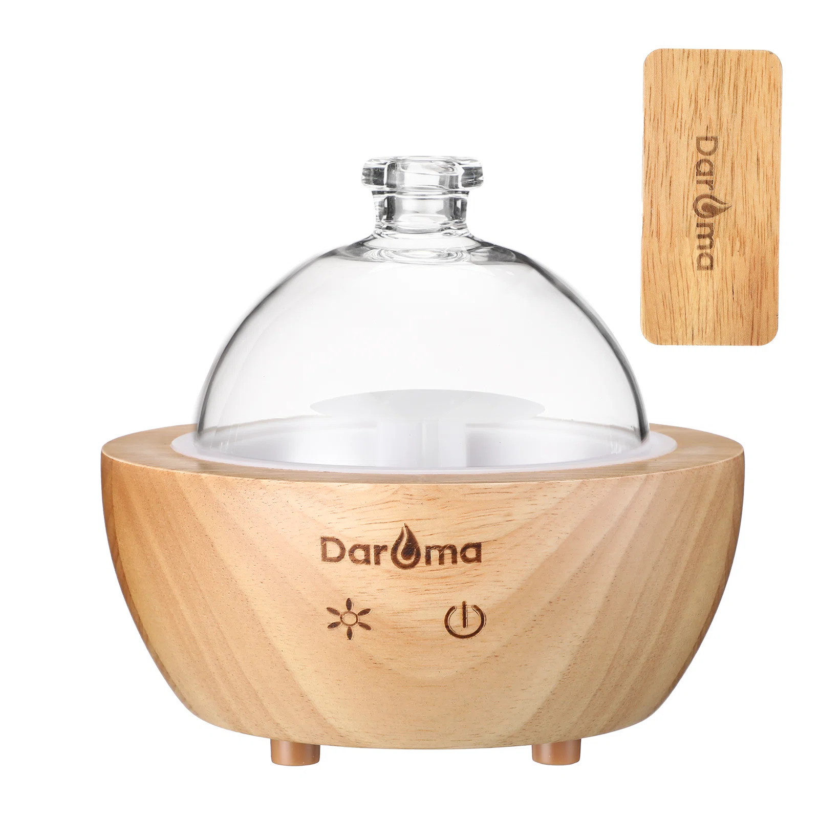 2025 Upgraded Remote Handmade Glass & Real Wood Essential Oil Diffuser, Aromatherapy Diffuser, 20... | Wayfair North America