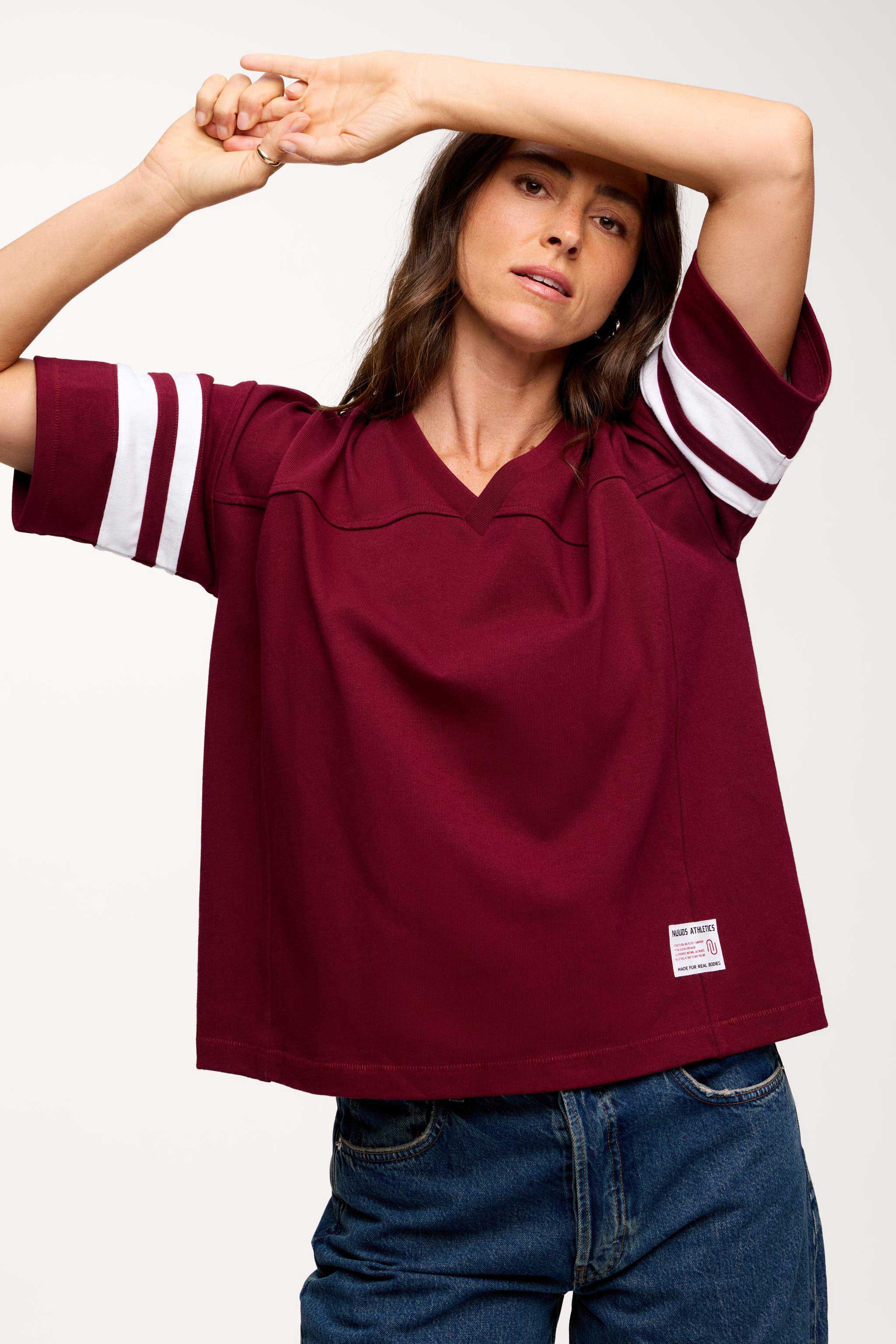 Touchdown Tee | Ruby | nuuds