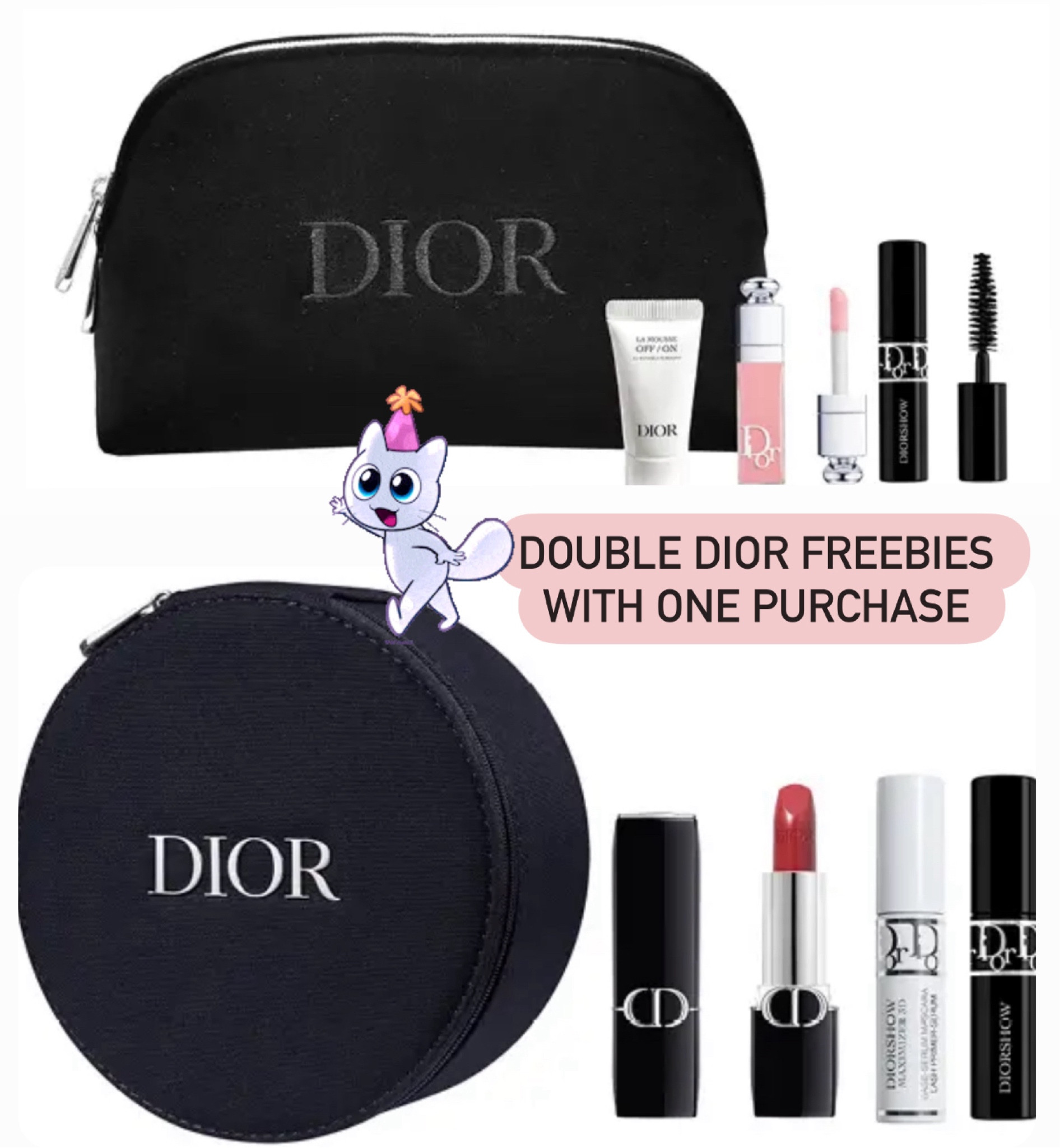 Dior gift with purchase. Stack free gifts with Dior beauty purchase. If you spend $150 in Dior beauty or skincare you get both gift sets. Limited time offer. 

#LTKBeauty #LTKxNSale #LTKStyleTip