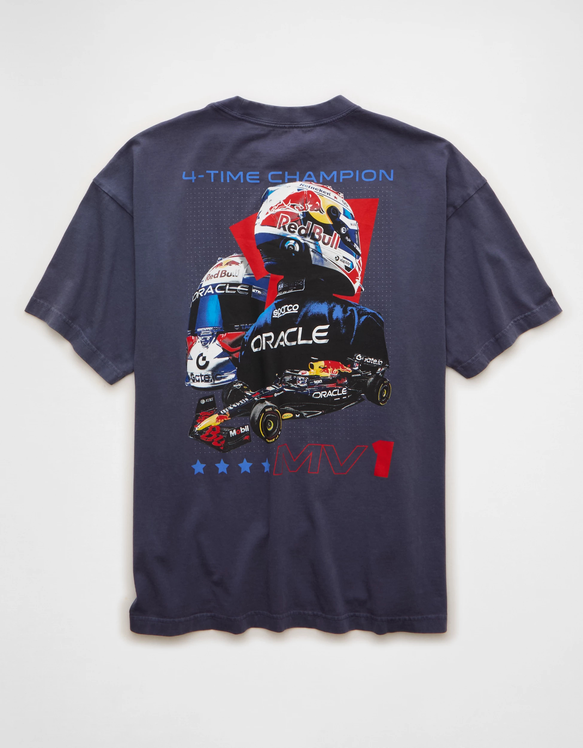 Oracle Red Bull Racing x AE Boxy Graphic T-Shirt | American Eagle Outfitters (US & CA)