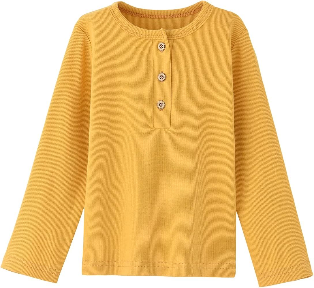 Enfants Chéris Toddler Henley Shirt Boys Long Sleeve Shirts 2-7 Years | Amazon (US)