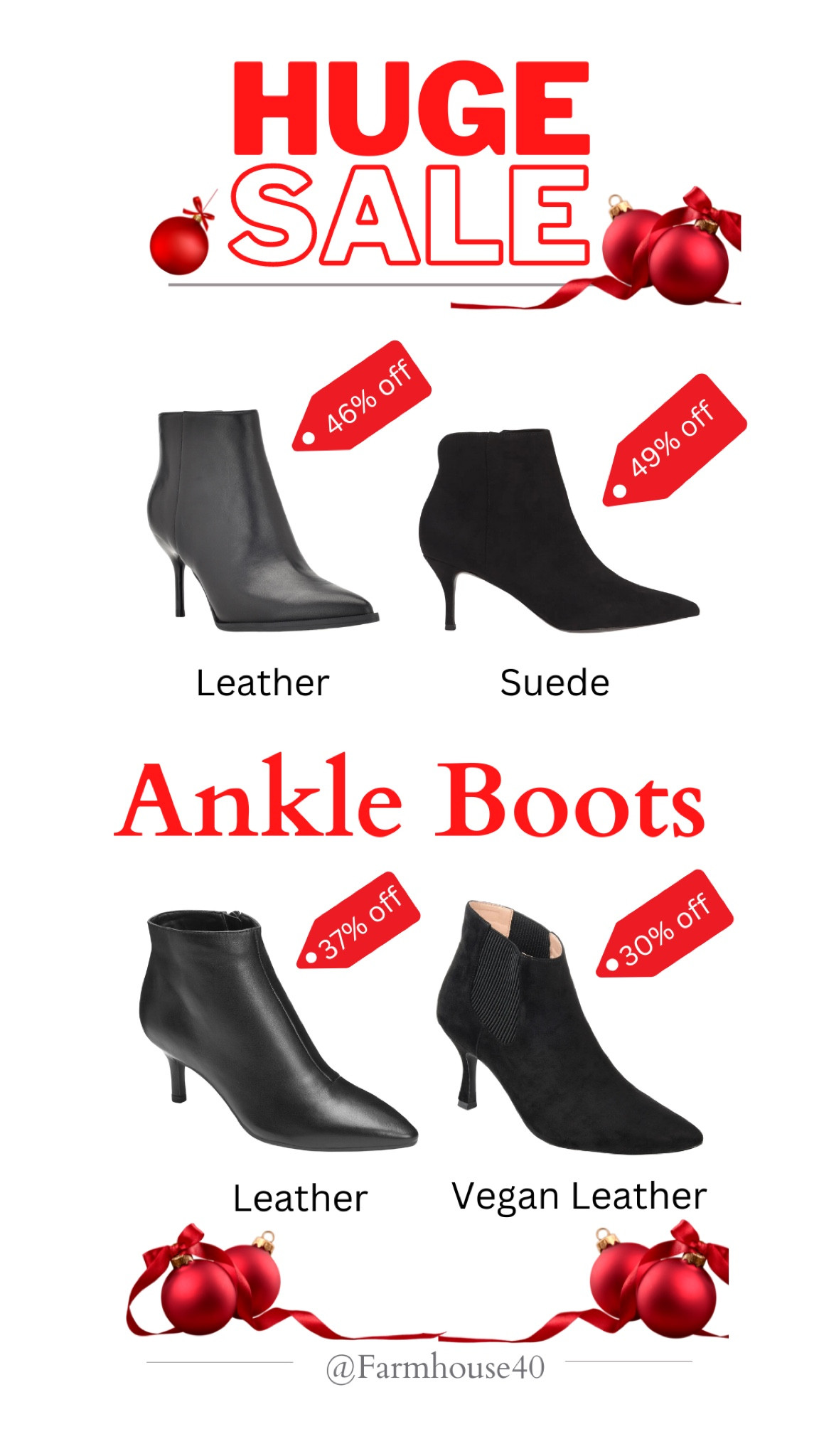 SALE WOMEN’S ANKLE BOOTS Check it out while supplies last  

#LTKsalealert #LTKCyberweek #LTKstyletip