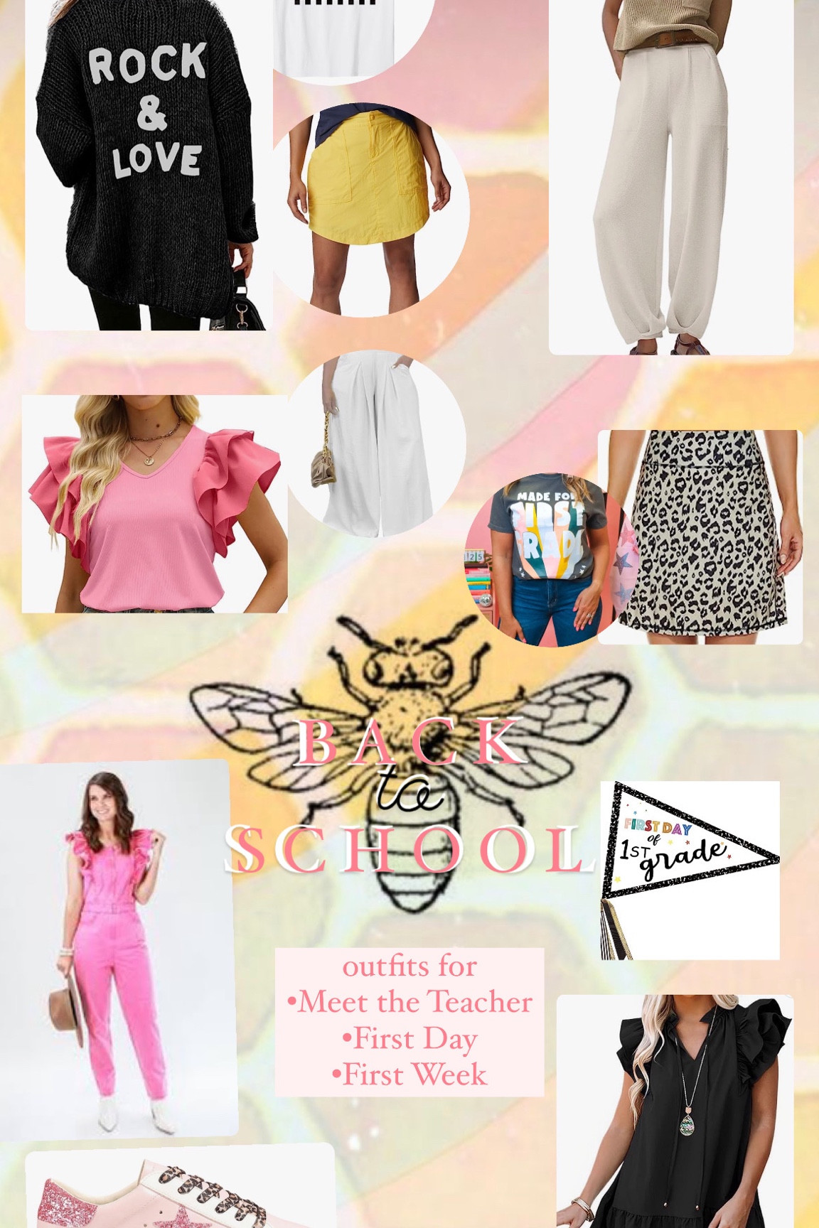 guess who’s BACK?! BACK again?! BACK 2 SCHOOL is BACK, tell a FRIEND 🐝💛🖤

can’t believe it’s almost time for BACK TO SCHOOL!!! 
AHHH!!! summer has flown by!!!

here are my Amazon buys and boutique buys for BACK 2 SCHOOL 

I also put some dupes! 

Made for FIRST shirt is from GYTO 
Leopard skirt is from Kesler + Co boutique but I added both DUPES for you 

#LTKteacher


#LTKSeasonal #LTKBacktoSchool #LTKFind