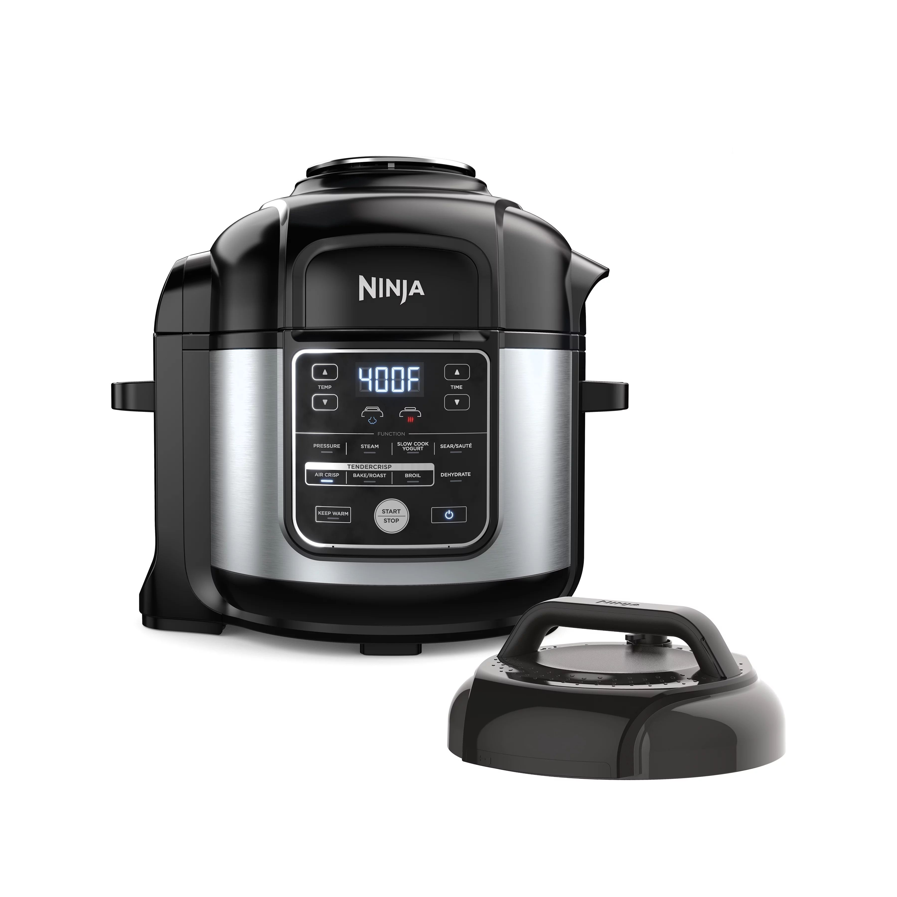 Ninja® Foodi® 10-in-1 8-quart XL Pressure Cooker Air Fryer Multicooker, Stainless, OS400 | Walmart (US)