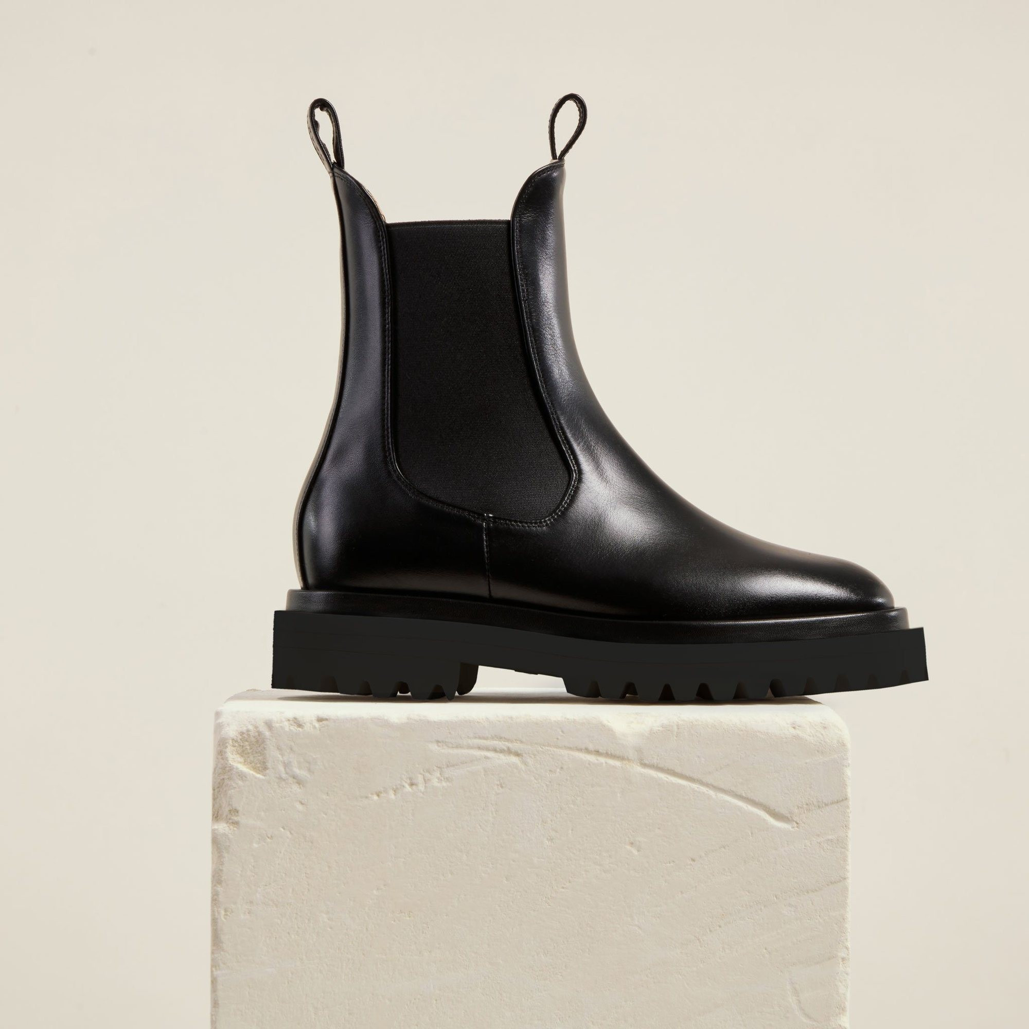TONY BOOT, BLACK | Dear Frances