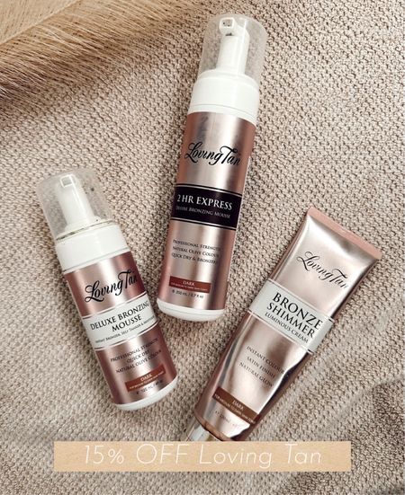 Loving tan 15% off for LTK app users! 
Code: LTKFALL15

I swear by these products, been using them for years! I USE: dark. 

Loving tan tan. Self tan sale. Beauty routine. Self tanner.

#LTKfindsunder50 #LTKSale #LTKbeauty
