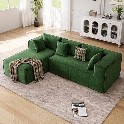 Modular Sectional Couches for Living Room, Cloud Sectional Couch with Deep Seat, 106.7" Modular L-Shape Sofa with Chaise, Upholstered Couches | Target